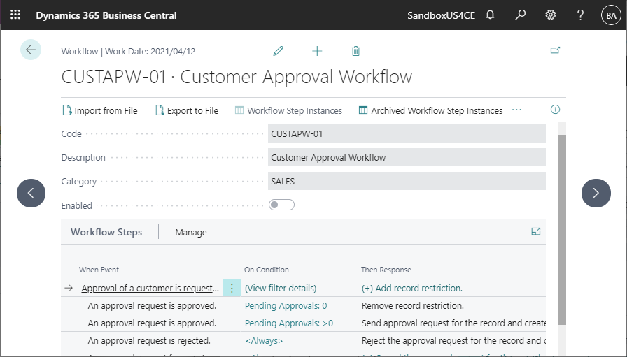 How to Setup Workflow of D365BC #1 | IT長のネタ帳