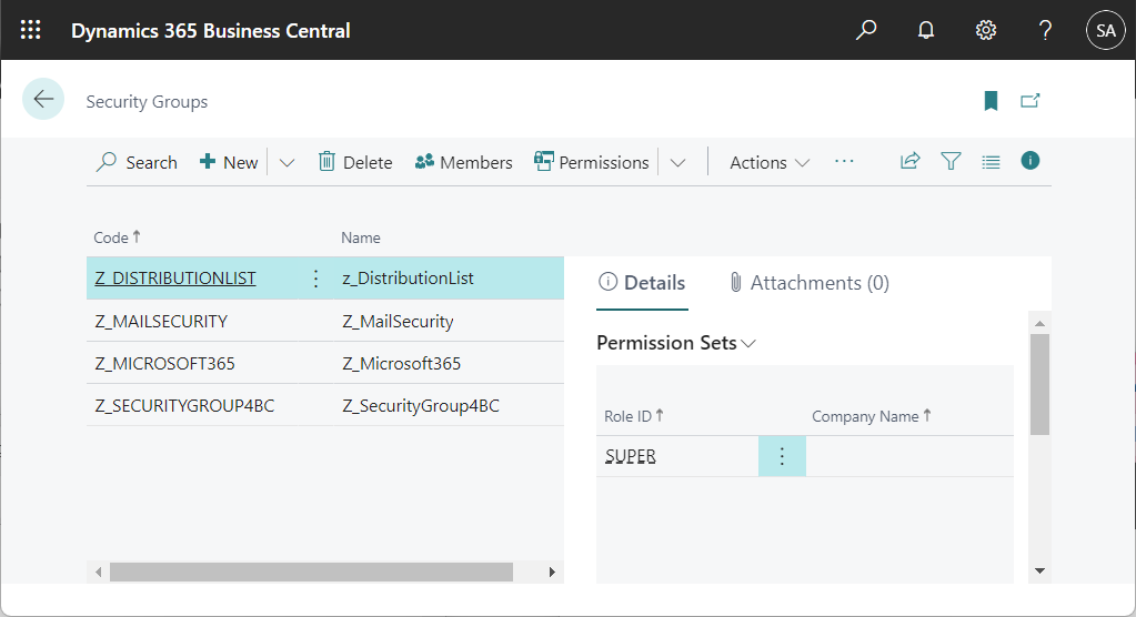 D365BC セキュリティグループを使用してアクセス権限制御する | IT長の